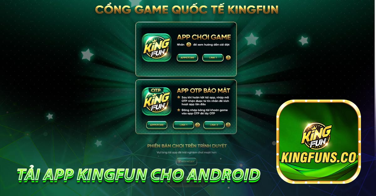 Tải app kingfun cho Android